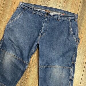 Patagonia Steel Forge Denim Pants Jeans Double Knee Mens Size 44x30